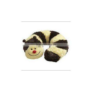 hot sale plush bumble bee neck pillow