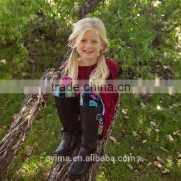 Ruffle Sleeve Sweet Child Clothing Cheap Wholesale Children Clothing Usa photo-2