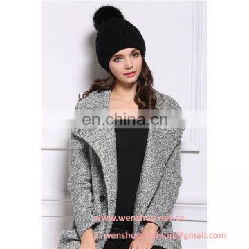 Beanie Bobble Fall Winter Hat For Ladies