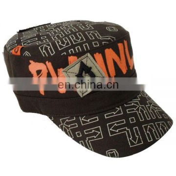 JEYA eco-friendly and high quality rhinestones military caps