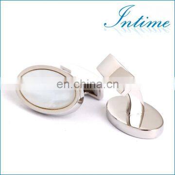 High Quality Elegant White Shell Luxury Cufflinks