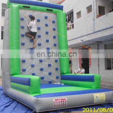 2014 hot sell Inflatable kids climb wall/rock climb wall/indoor climb wall