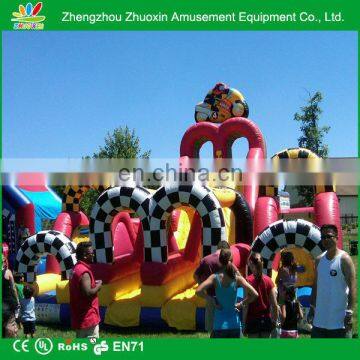 Fun extreme challenge inflatable football obstacle course