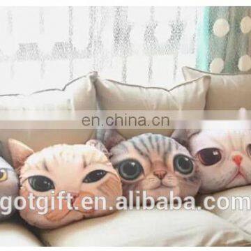 Custom Cartoon Cat Printed Pillow photo-4