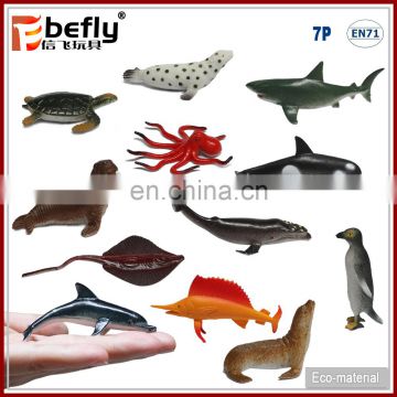 Collection series marine deep ocean plastic model sea animal toy in bulk