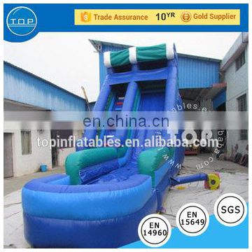 TOP gaint inflatable water slide for sale , inflatable slide with pool