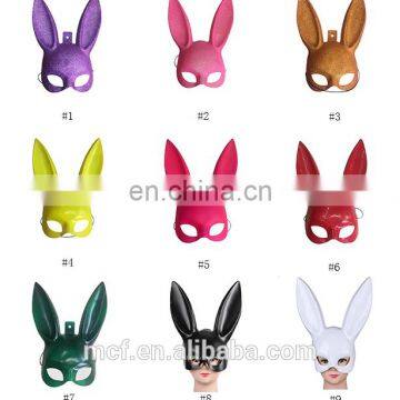 wholesale party sexy bunny mask plastic masquerade rabbit mask for women NCH-2453