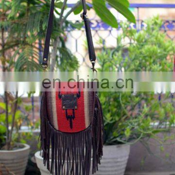 COTTON CANVAS MESSENGER BAG BANJARA BAG HIPPIE BOHO BAG photo-3