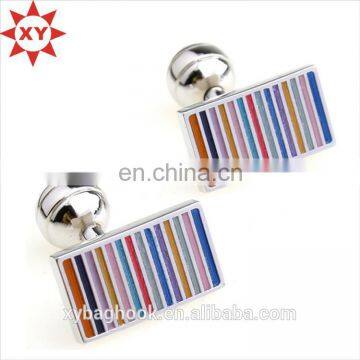 china cheap color stripe cufflinks for women