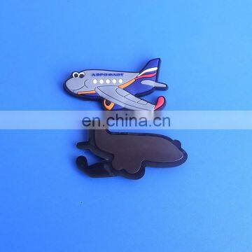 aircraft shape pvc fridge magnet ,3D magnet