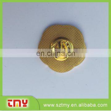 Flower Theme and Metal Material Lapel Pin Badge With Epoxy photo-2