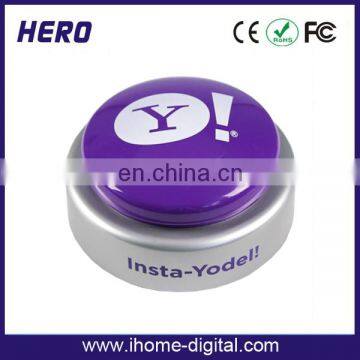 2016 factory supply animal sounds toys promotional easy talking buttons for kids