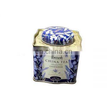 Fancy Customized Wholesale Tea Packaging Matt Tin Box