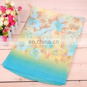 Ladies New Printed Silk Chiffon Scarf Wholesale photo-6