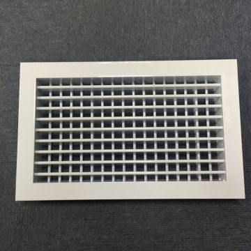 hvac duct aluminum double deflection supply air grille double side wall grille