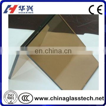 CE Certificate Solar Control Thermalproof Bronze Reflective Glass For Building