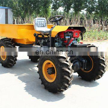 1Ton ZY100 Construction 4WD Mini Dumper Mini Dump Truck Hydraulic System photo-4