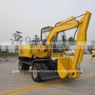 Full Hydraulic Wheel excavator 6.5 Ton