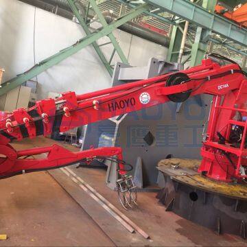 HAOYO Marine Crane HAOYO Marine Crane 3 Ton Marine Hydraulic Offshore Crane With CE Certificate Ship Crane