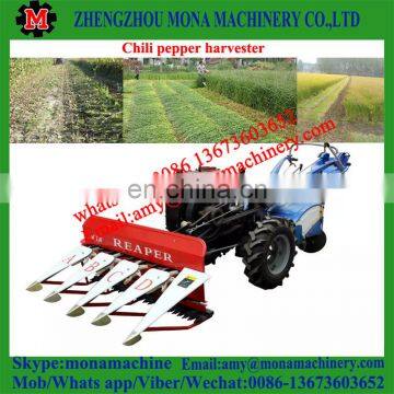 Good Price High Quality Pepper/ Soybean /sesame/wheat/rice/corn Reaper Harvester Harvesting Machine for Sale photo-4