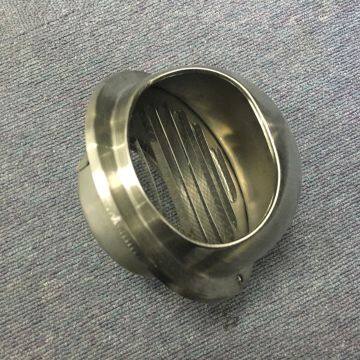 HVAC Tools Outdoor Air Vent Cap Rain Proof Round Weather Air Louver 201SS photo-5