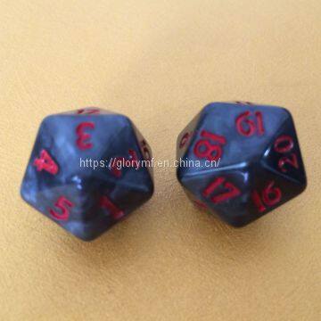 Wholease Muti-color Mixed Plastic Acrylic Dice/muti-side Dice photo-3