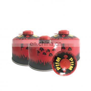 China boutielle gas butane 230g and 230ml volume LPG gas cylinder