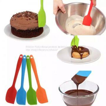 Heat Resistant Flexible Silicone Spatulas Cake Spatula Multi-purpose Scraping Baking Scraper Cooking Tools Kitchen Accessories