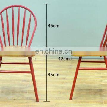 Vintage Dessert Shop Chair Hotel Real Wood Soft Cushion Leisure Chair Office Cafe Milk Tea Shop Chair photo-2