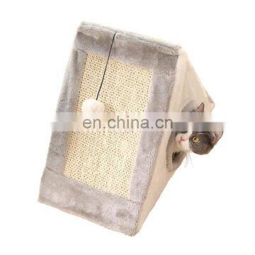 I@home Breathable Triangle Cat Climbing Frame Plush Cat Scratch House Bed photo-6