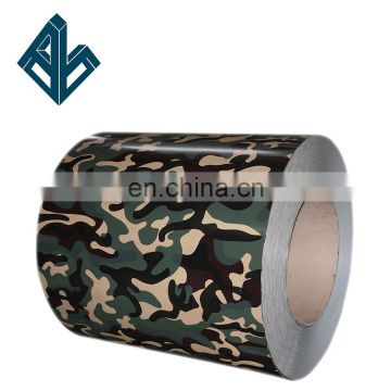 Prepainted Camouflage Pattern Ral 9019 PPGI For Exporting Color Coated Steel Coil