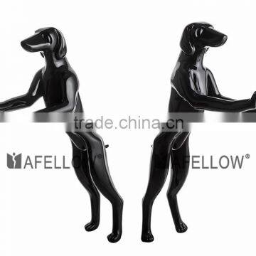 Animal Black Dog Mannequin for Sale