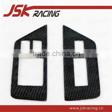 CARBON FIBER INTERIOR WINDOW SWITCH PANEL FOR NISSAN R35 GTR LHD (JSK220940)