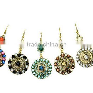 Clip on Earrings Latest Artificial Cubic Zirconia Latest Cute Girls Arete Colgante Dije Para Mujer photo-4