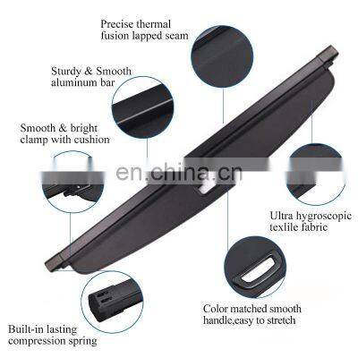 Black Beige Color Canvas Retractable Cargo Cover Tonneau Cover For Nissan Leaf