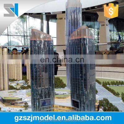 Plastic Hongkong City Planning Architectural Models for Sale