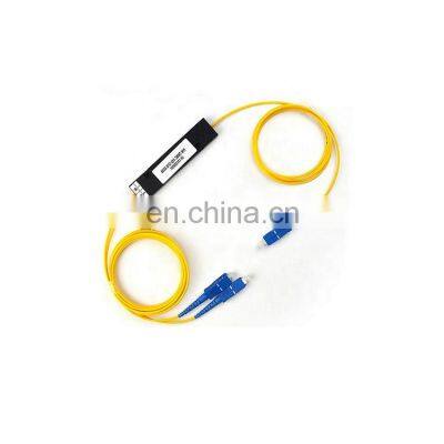 FTTH 7/93 APC 0.25mm Steel Coupler Case Optic Fiber FBT Splitter