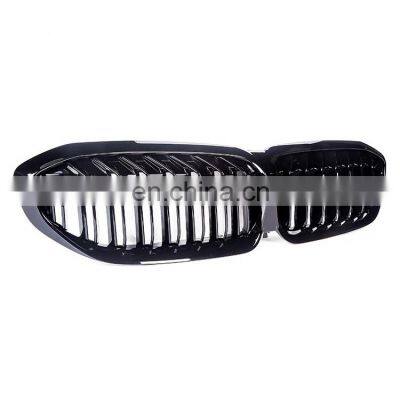 For BMW Sedan M5 Glossy Black Front Kidney  Grille 3 Series G20  2019+ Car Front Grill