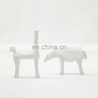 Small Simple Abstract Art Minimalist Room Table Animal Sculpture photo-2