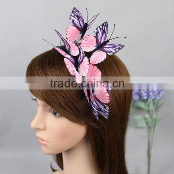 High - Quality Girls Fascinator Cloth Simulation Butterfly Headband Hairband                        
                                                Quality Choice