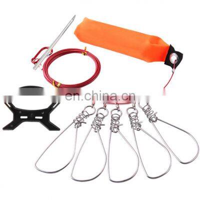 Amazon 5m 10m Popular Live Fish Buckle Lock Fish Pliers Stainless Steel Wire String Fish Control Fishing Lock photo-3