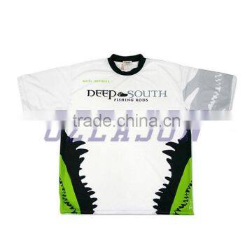 Breathable Waterproof Sublimated Your Pattern Logo Fishing Jersey Clothing photo-2