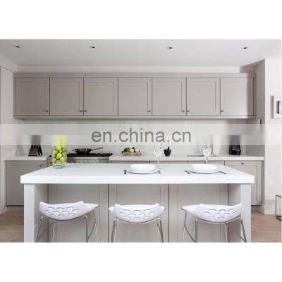 Wholesale Nordic Modern Solid Wood Kitchen Cabinets Luxury White Shaker Kitchen Cabinet Designs
