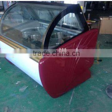 China Supplier Fried Ice Cream Showcase / Hard Ice Cream Showcase / Commercial Ice Cream Showcase photo-4