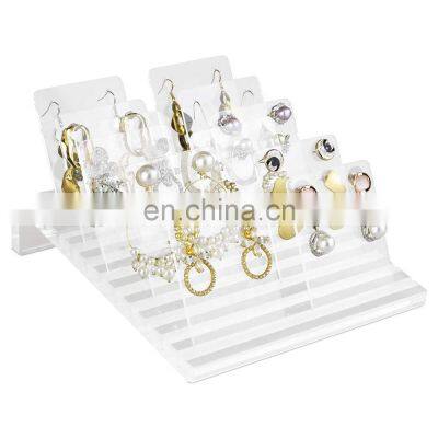 Acrylic Earring Display Stand Retail Store Jewelry Display Stand