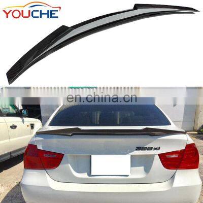 Carbon Fiber M4 Style  Rear Trunk Spoiler for BMW E90 & E90 M3 Sedan 318i 320i 325i 330i 2005 - 2011