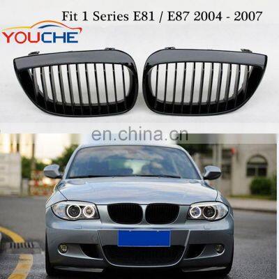 ABS front car grille grills for BMW 1 series E81 E87 2004-2007