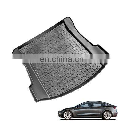 Factory Wholesale All Season Protection Rear Trunk Mat Car Boot Liner For Tesla Model 3