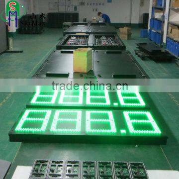 Australia price digital 888.8 16'' digital led gas outdoor 7 segment led