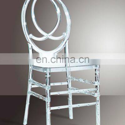 Summer event stackable transparent plastic polycarbonate resin chair for wedding